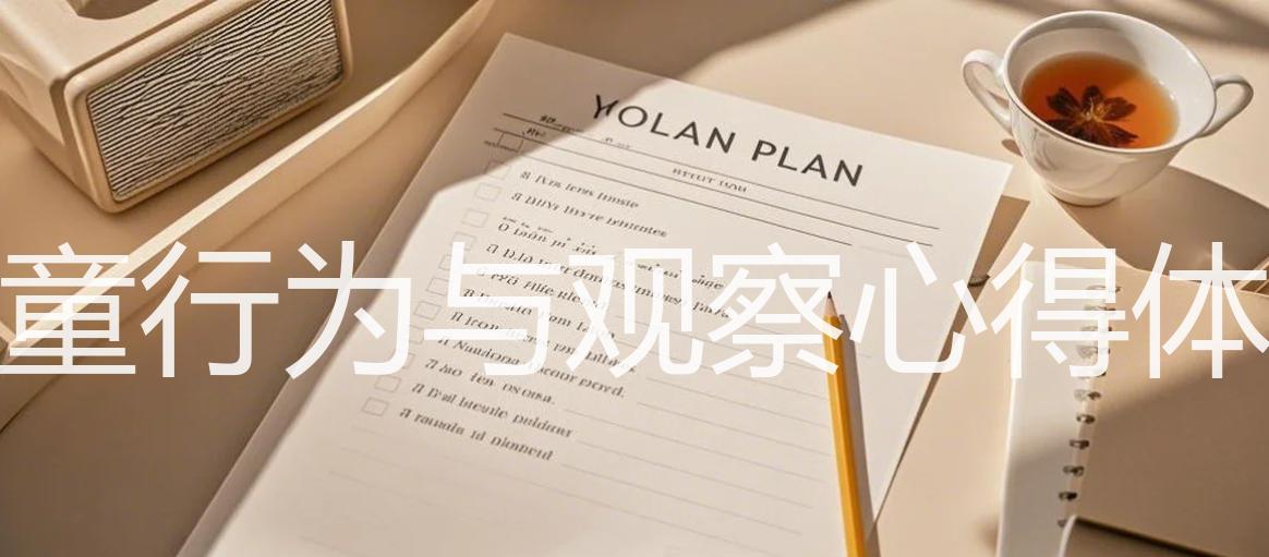 儿童行为与观察心得体会