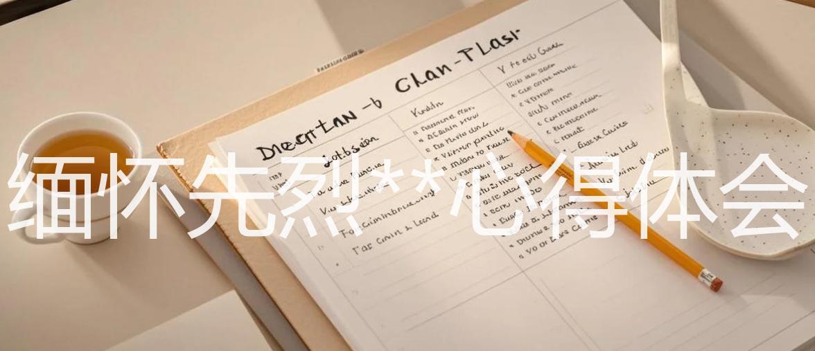 缅怀先烈**心得体会